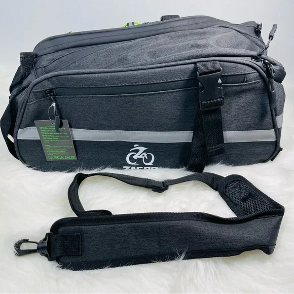 New 3 in 1 Shoulder/Handheld/Electric Ebike Pack Cargo Bag, 13L Waterproof/Black - Picture 8 of 13